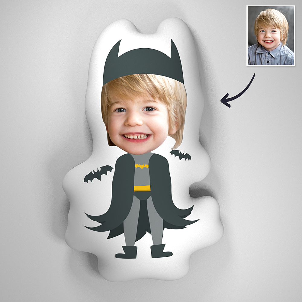 Custom Batman Baby Photo Comfortable Cute Pillow