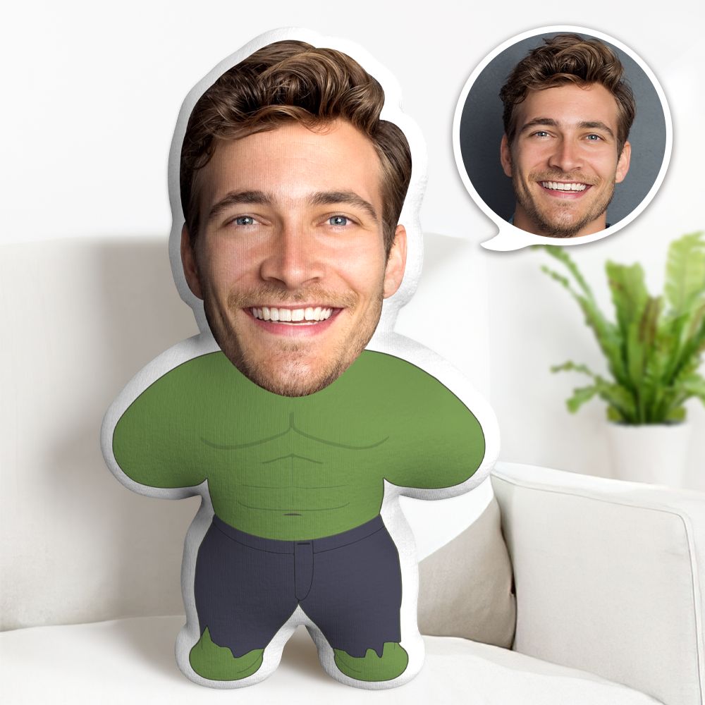 Custom Face Pillow Custom Face Dolls Hulk Photo Pillow Gifts for Kids