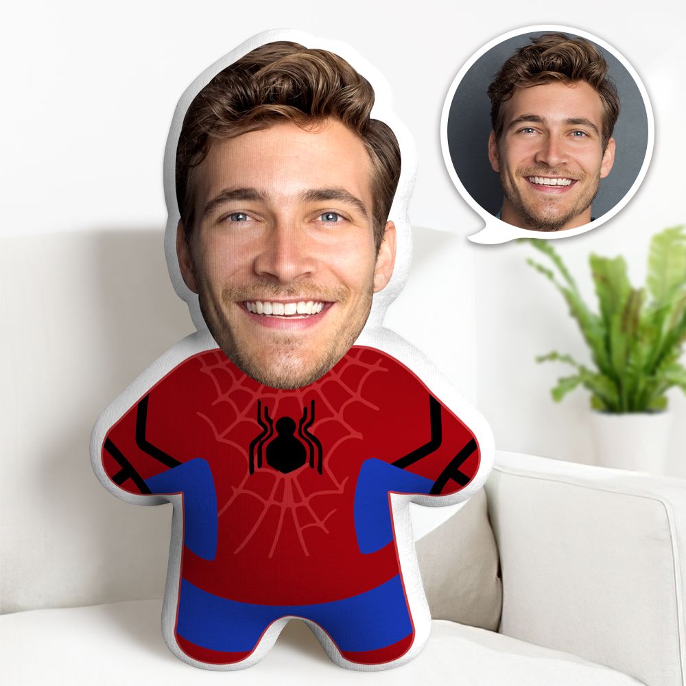 Custom Face Pillow Spider-Man Minime Throw Pillow Custom Marvel Pillow Personalised Photo Minime Pillow