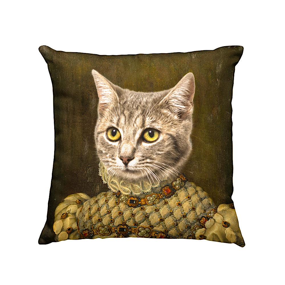 Custom Photo Cowboy Throw Pillow for Pets