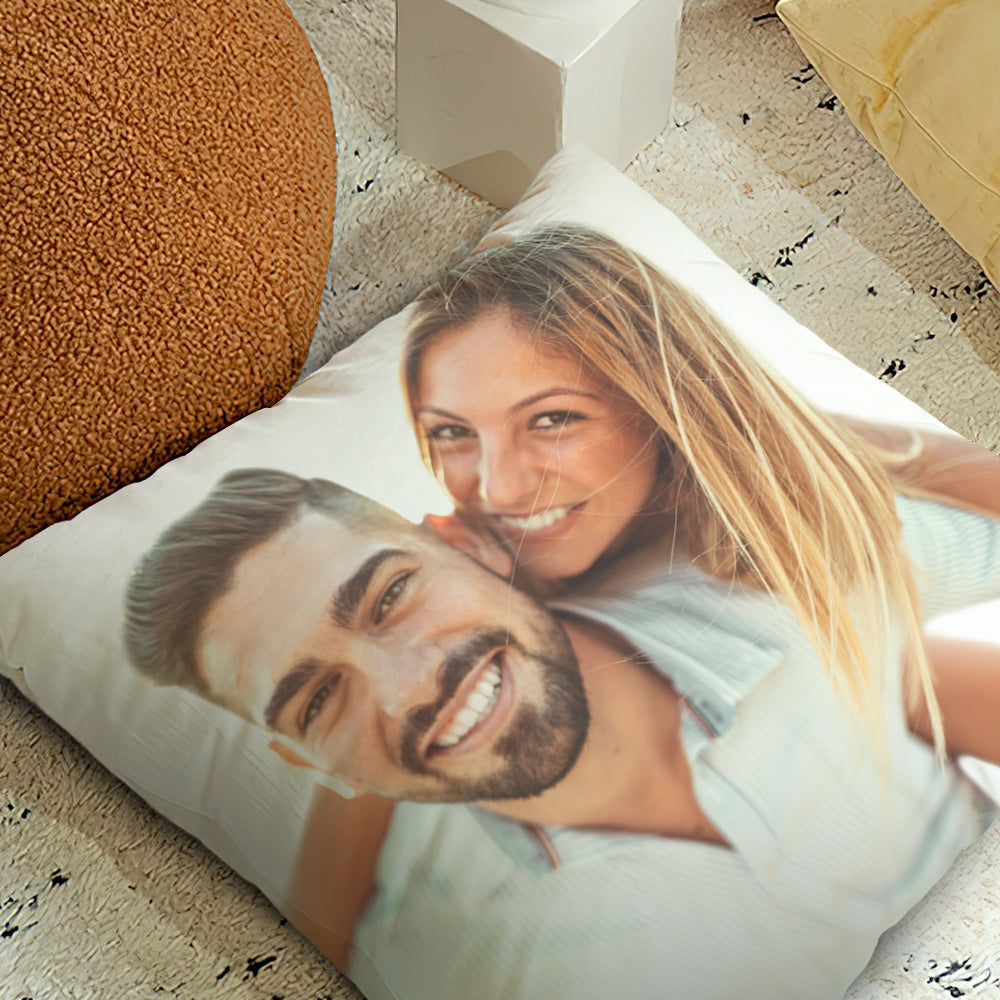 Custom Photo Cowboy Throw Pillow for Pets