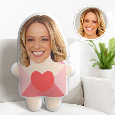 Valentine's Day Gifts Minime Throw Pillow Custom Face Pillow Gifts Funny Envelope - mysiliconefoodbag
