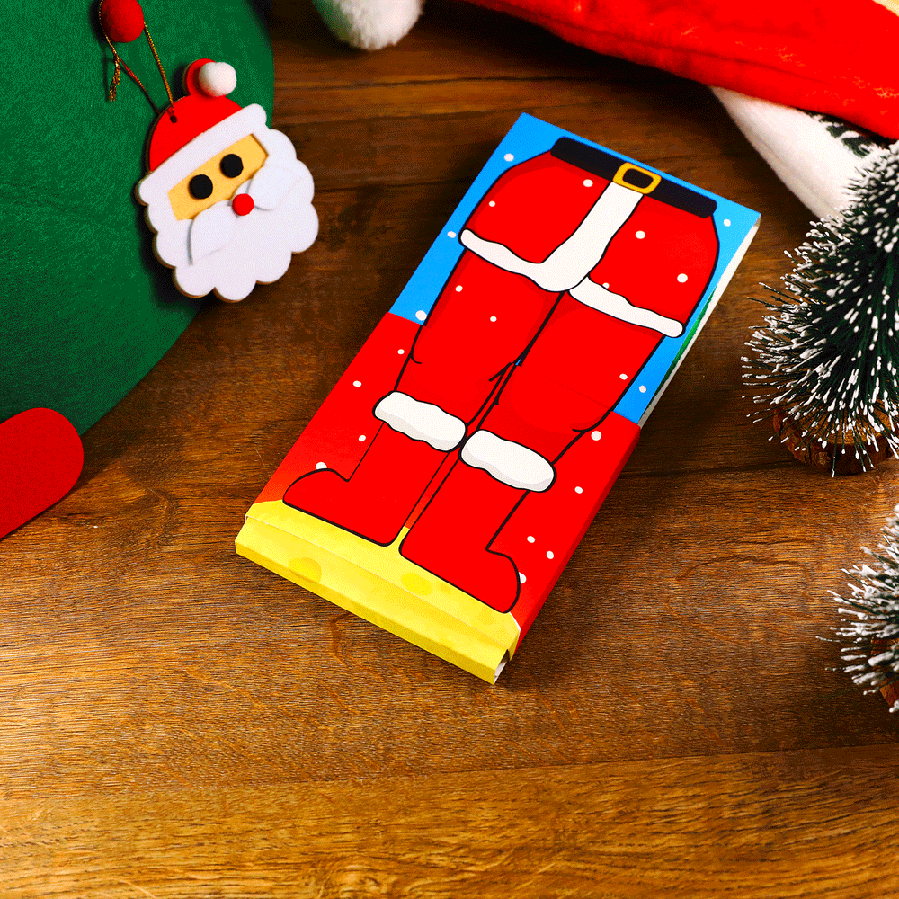 Custom Christmas Gift Packaging for Face Socks