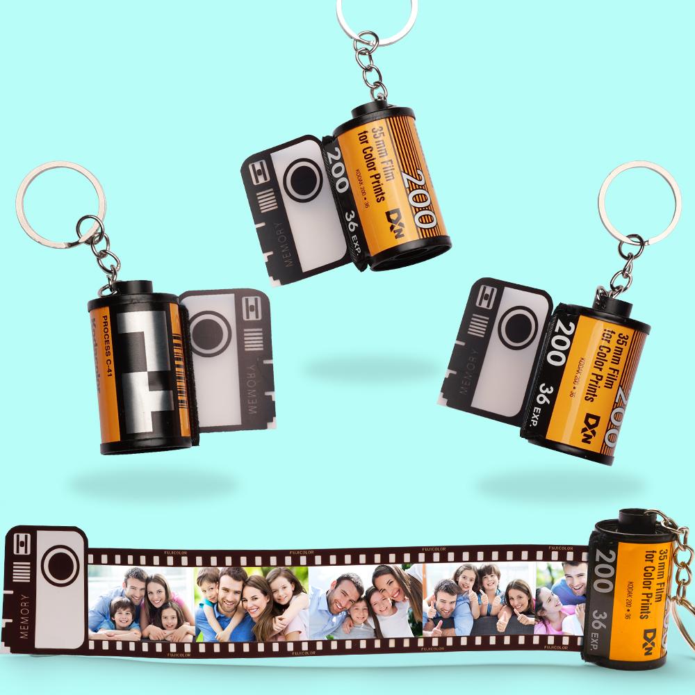 Graduation Gift Custom Colorful Camera Roll Keyring