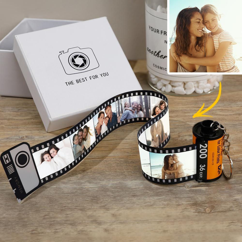 Custom Colorful Camera Roll Keyring Christmas Gifts- Lover