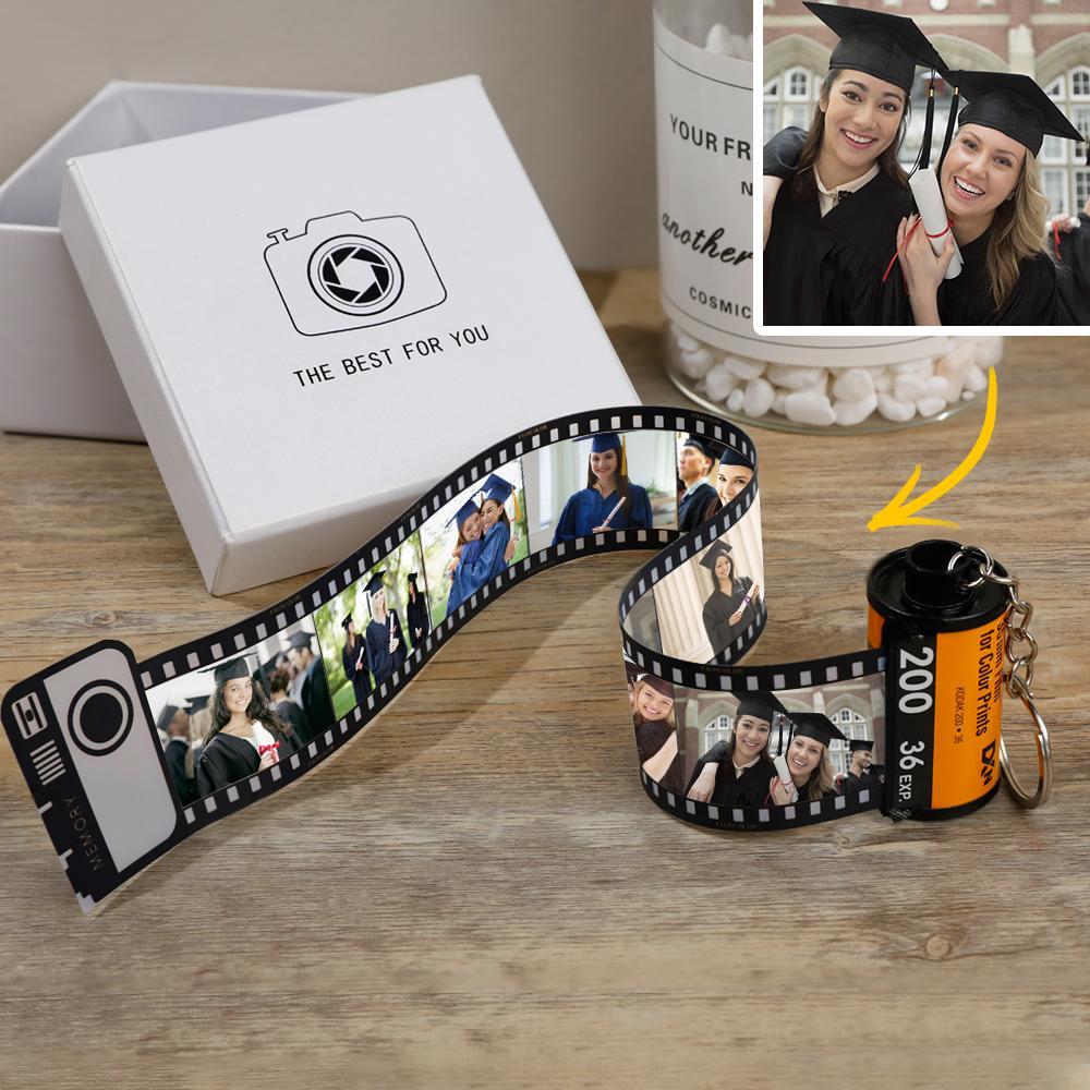 Custom Colorful Camera Roll Keyring - Family