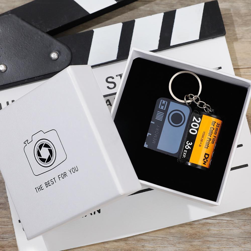 Custom Colorful Camera Roll Keyring - Family