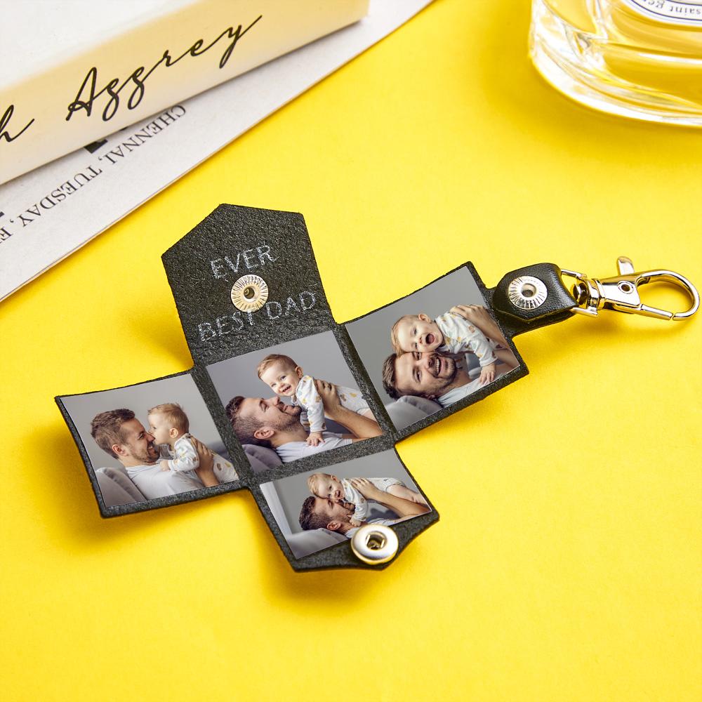 Custom Photo Engraved Keychain Creative Envelope Gifts