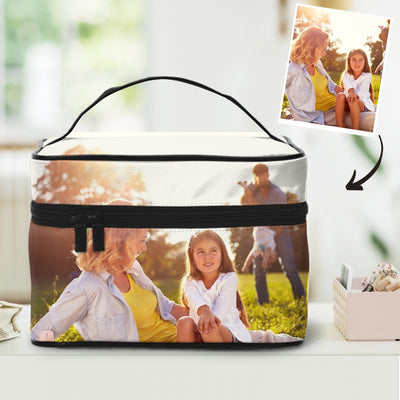 personalized storage bag photo cosmetic bag mothers day gift