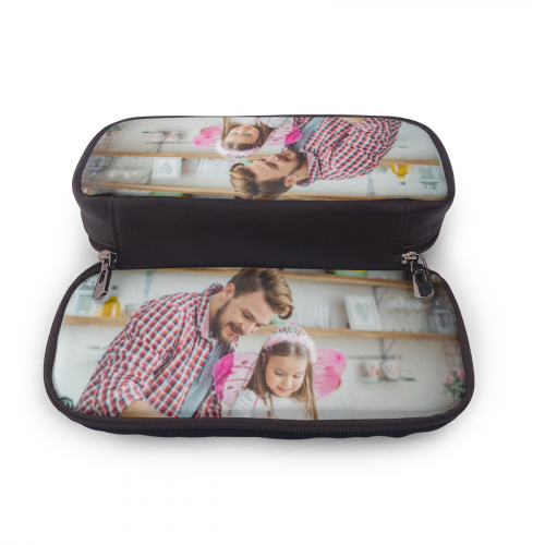 Back to School Customized Leather Photo Pencil Case Back To School Gifts for Children