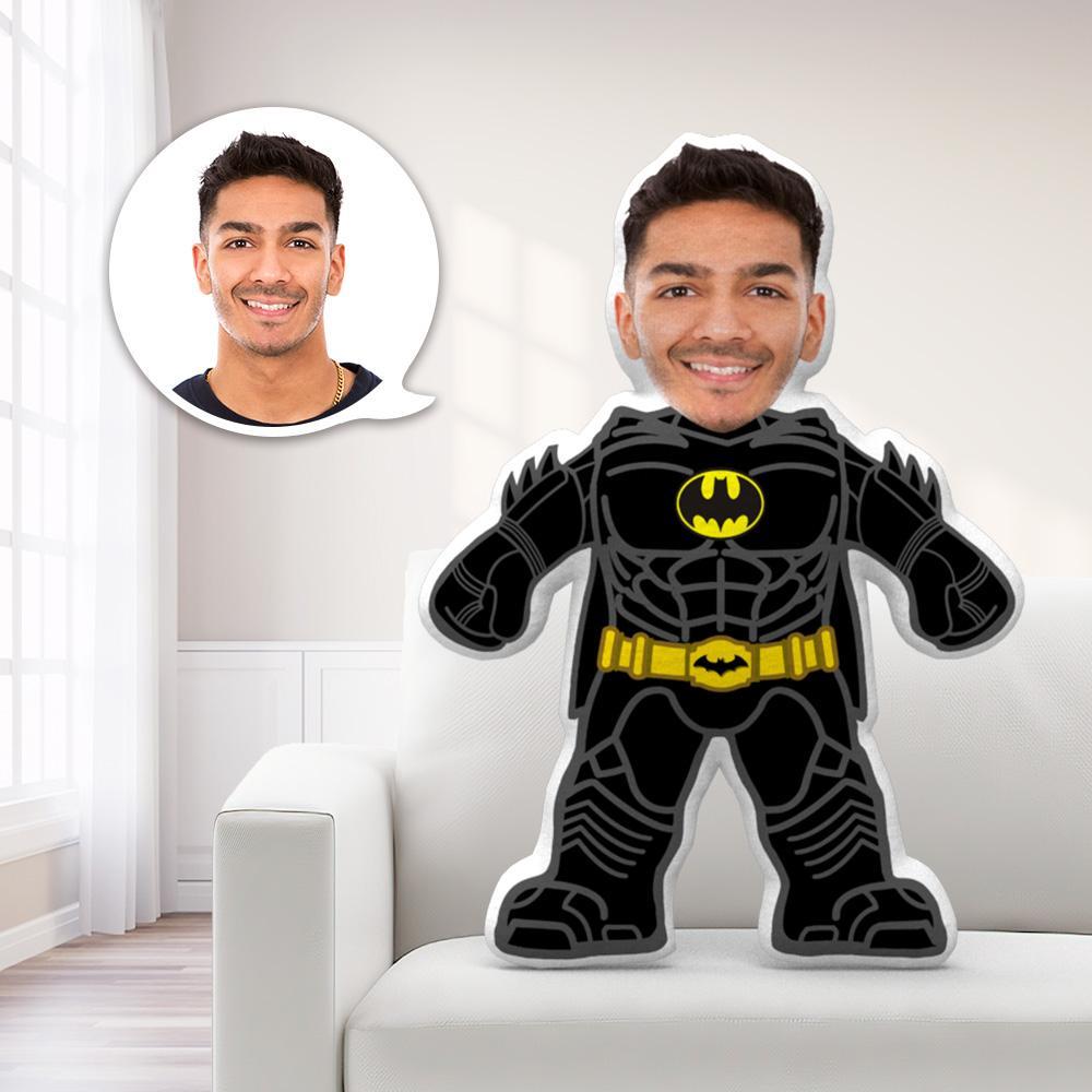 Custom Face Pillow Batman MiniMe Pillow Gift for Kids Pillow Face