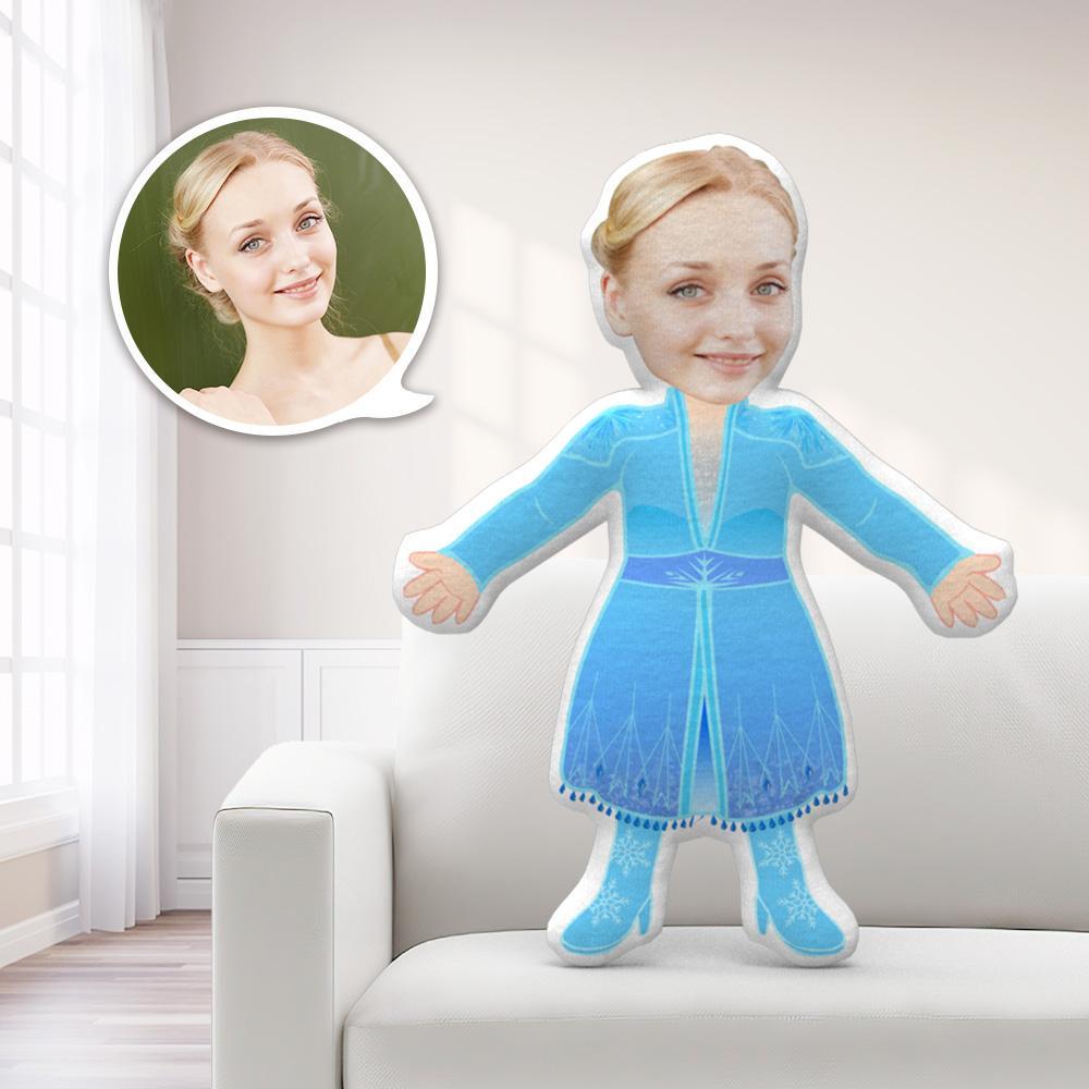 Custom Queen Elsa Pillow Face Pillow Personalized Frozen Pillow Custom Pillow Picture Pillow Costume Pillow Doll