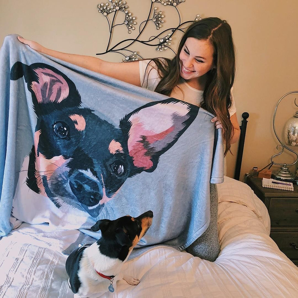 Dog Blanket Custom Dog Blanket Pet Blanket Custom Pet Blanket Printy Pets Pet Photo Blanket Dog Picture Blanket Gifts For Dog Lovers Pets Art Portrait Best Gift 2021 In Your Garden