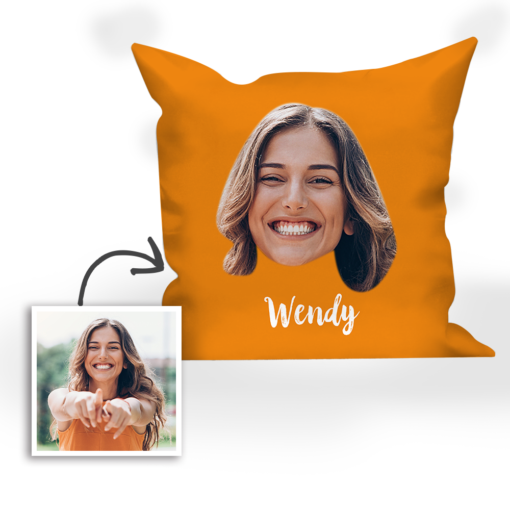 Gifts for Mom Custom Name Photo Pillow