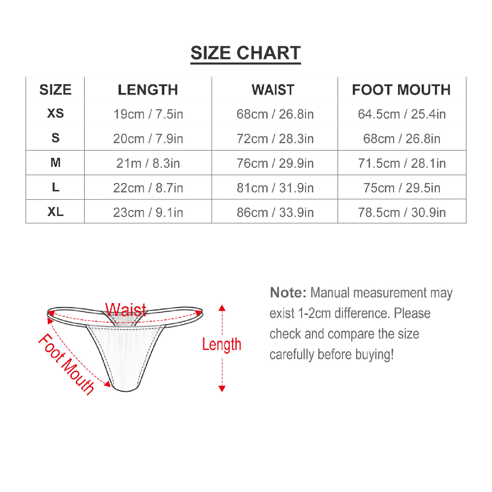 Custom Face Christmas Print Women's Tanga Vintage Thong